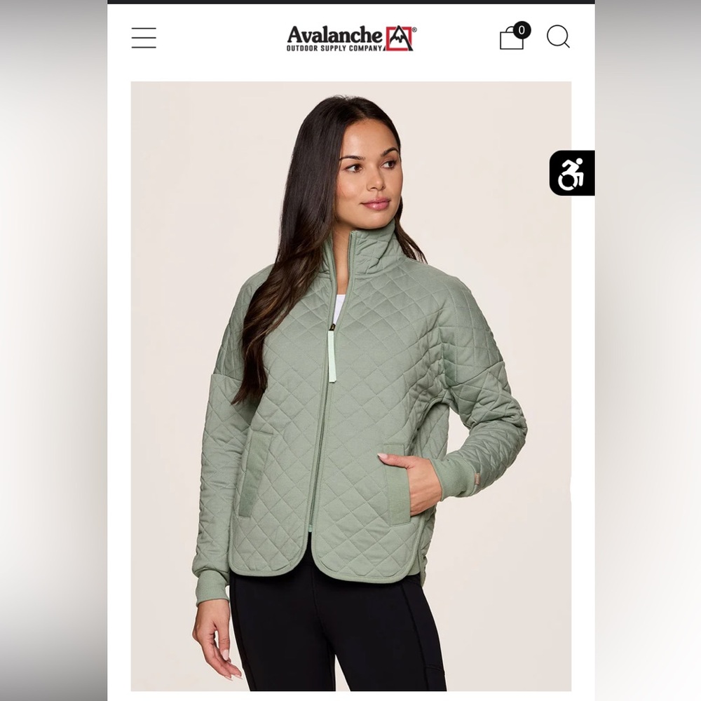 Avalanche quilted jacket, NWOT, xs